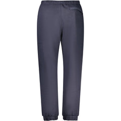 Blue Cotton Men's Track Pant