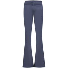 Blue Polyester Pant