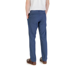 Blue Cotton Skinny Pant