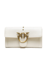 White Leather One Simply Love Mini Bag