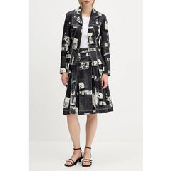 Black Cotton Skirt