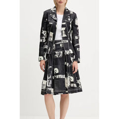Black Cotton Jackets & Coat