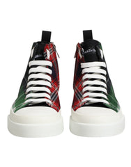 Multicolor DG Logo Men High Top Sneakers Shoes