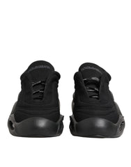 Black Lace Up Wave Low Top Men Sneaker Shoes