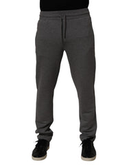 Gray Cotton Jogger Sweatpants Trouser Pants