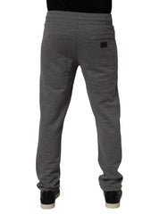 Gray Cotton Jogger Sweatpants Trouser Pants