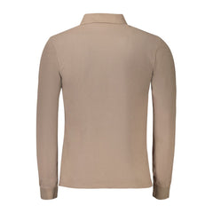 Brown Cotton Polo Shirt