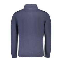 Blue Cotton Men's Sweatshirt