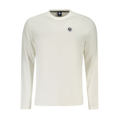 تي شيرت قطني أبيض للرجال