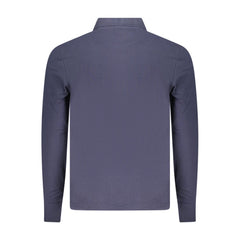 قميص بولو رجالي قطن أزرق اللون أزرق