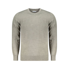 Gray Acrylic Men Sweater