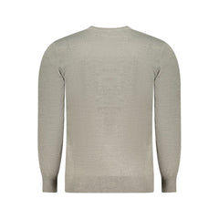 Gray Acrylic Men Sweater