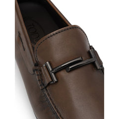 Brown Leather Moccassin