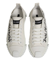 White Cotton NS1 Low Top Sneaker Shoes