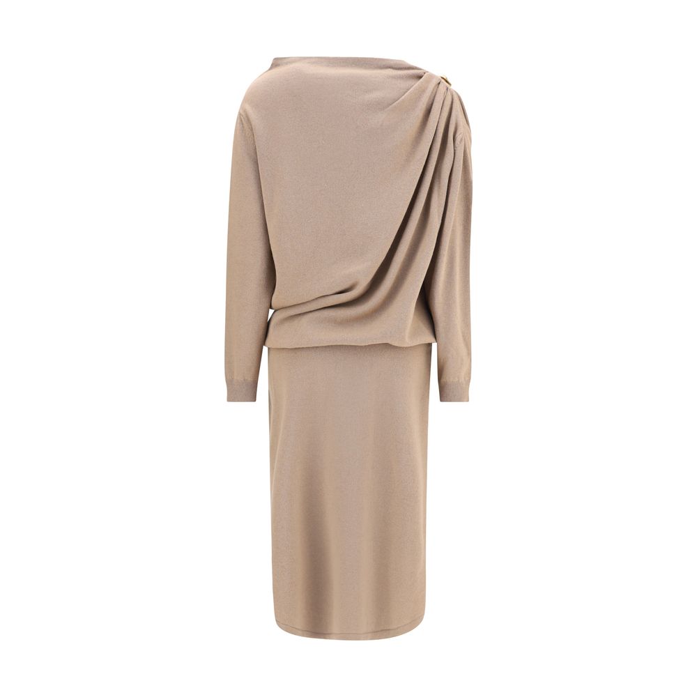 Wool long dress
