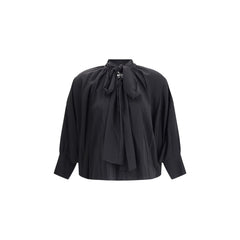 Black Silk Blouse