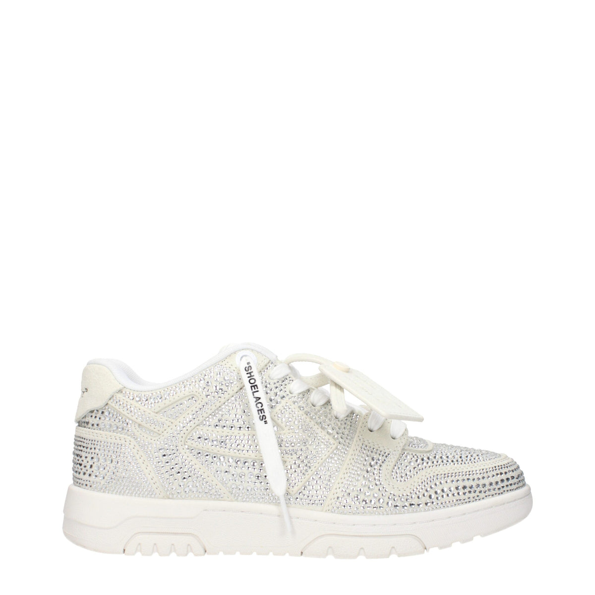Beige Leather Low Top Sneakers