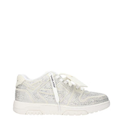 Beige Leather Low Top Sneakers