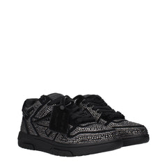 Black Leather Sneakers