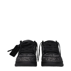 Black Leather Sneakers