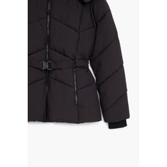 Black Polyester Women's Jacket