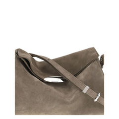 Beige Calf Leather Bos Taurus Shoulder Bag