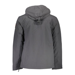 Gray Polyamide Jackets &amp; Coat