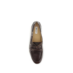 Brown Calf Leather Bos Taurus Slip-On Loafers