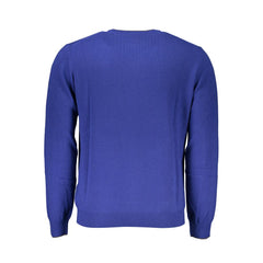 Blu Viscose Men Sweater