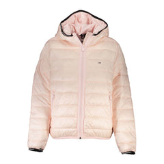 Pink Polyester Jackets & Coat