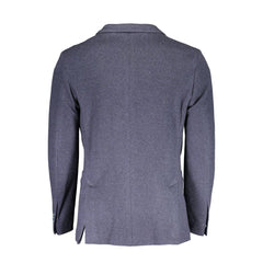 Blue Cotton Jackets &amp; Coat