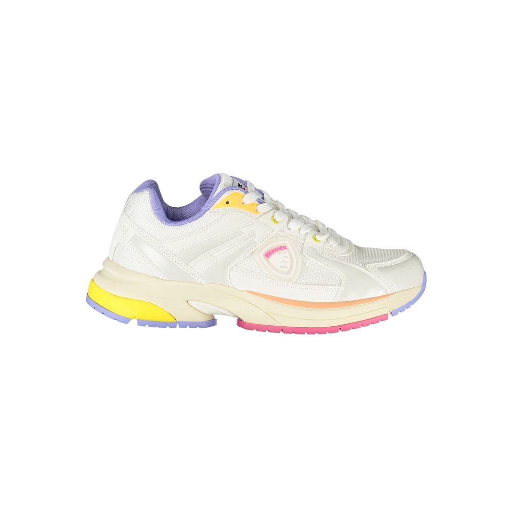 Bianco Polyurethane Women Sneaker