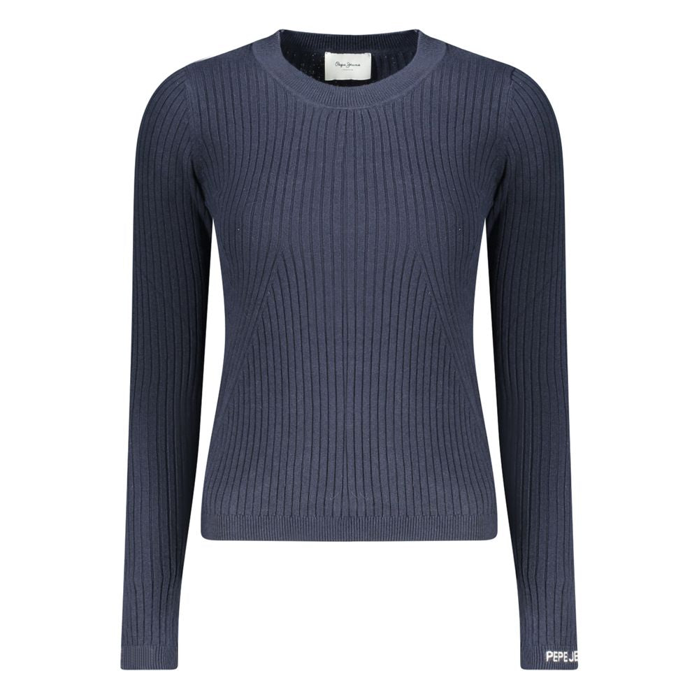 Blue Cotton Women's Sweater