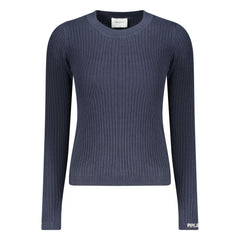 Blue Cotton Women's Sweater