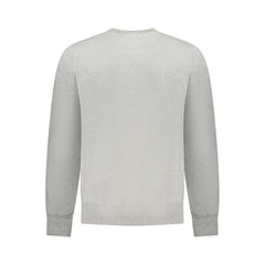 Gray Cotton Men's Sweatshirt