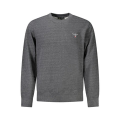 Grigio Recycled Cotton Male Sweatshirt