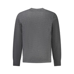 Grigio Recycled Cotton Male Sweatshirt