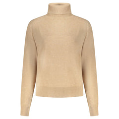 Beige Cotton Women Sweater