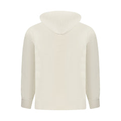Beige Cotton Men Sweater