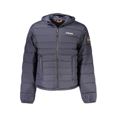 Blue Polyamide Men's Jacket