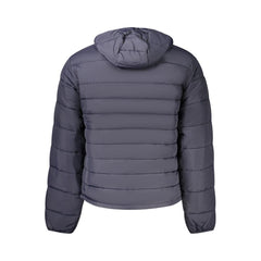 Blue Polyamide Men's Jacket