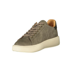 Grigio Polyurethane Men Sneaker