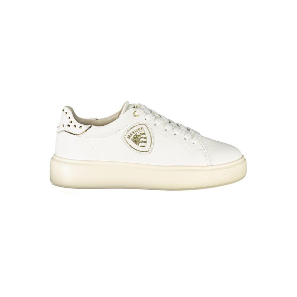 Bianco Poliuretano Women Sneaker