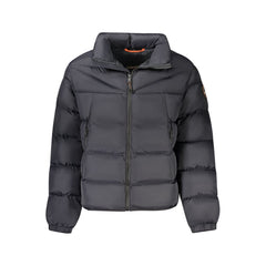 Black Polyamide Men Jacket