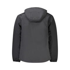 Black Polyamide Men Jacket