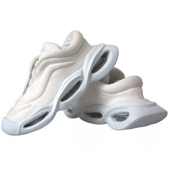 White Polyester Sneaker