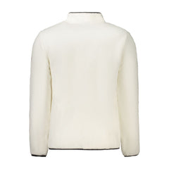 White Polyester Men Sweatshirt