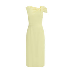 Draped Midi Cady Dress