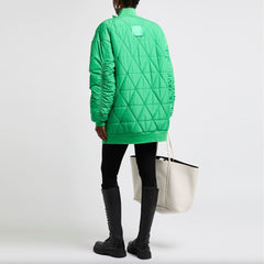Green Polyester Jackets &amp; Coat