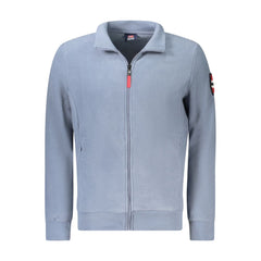 Blue Polyester Men's Sweatshirt